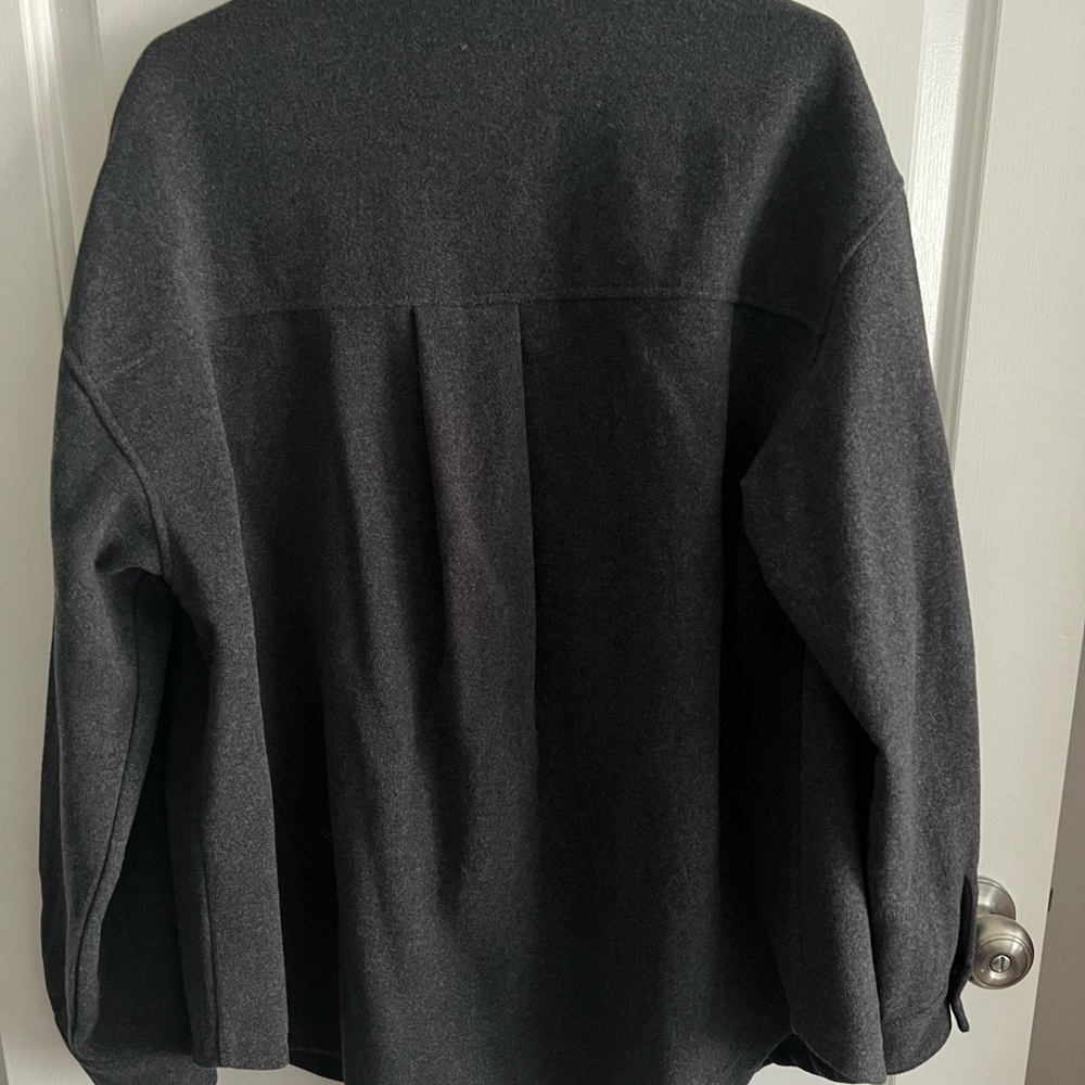 Women’s WoolX Sawyer Shacket - Charcoal Black - Picture 4 of 5